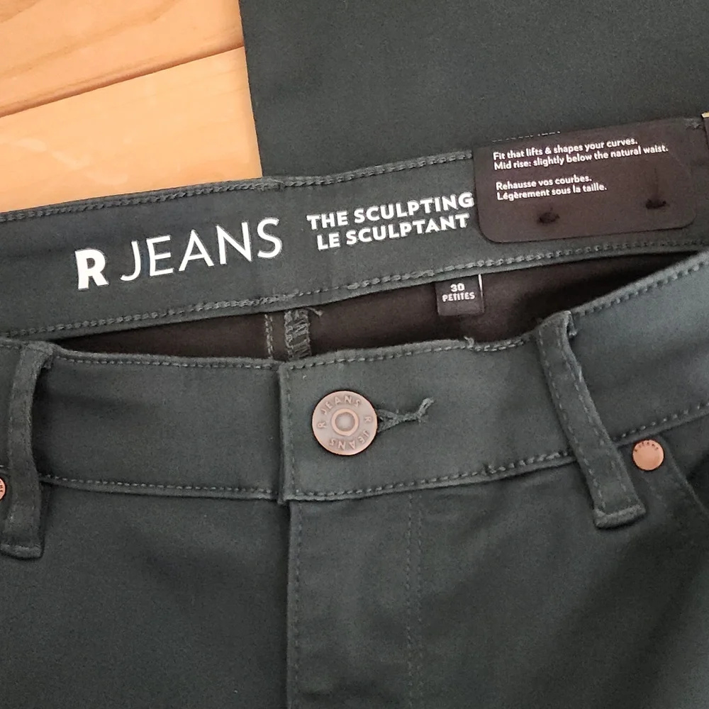 R Jeans Midrise Petite skinny pants size 30 - Picture 5 of 10